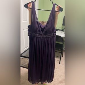 Purple formal dress